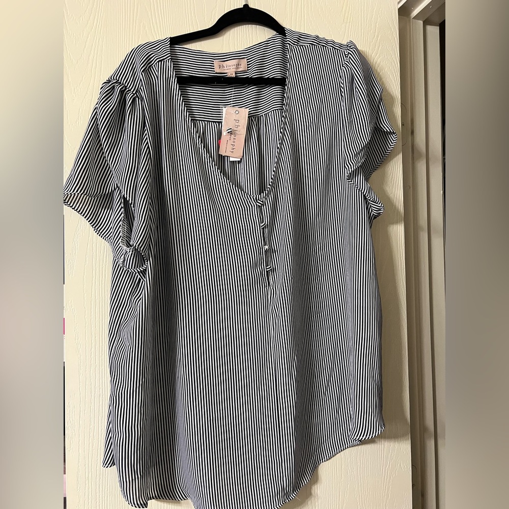 Stripped blouse from Nordstrom Rack.